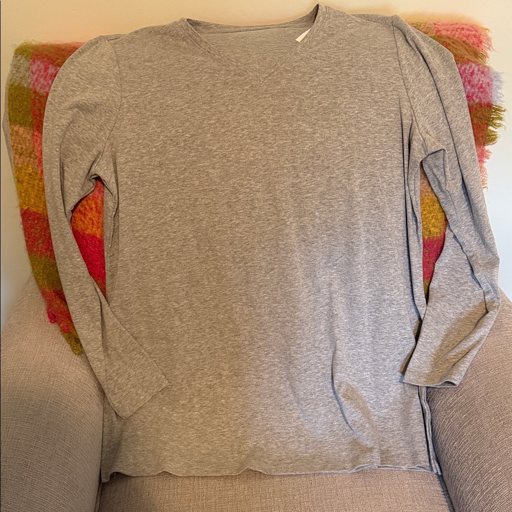 NWT Lane Bryant Gray Long Sleeve Tunic Top